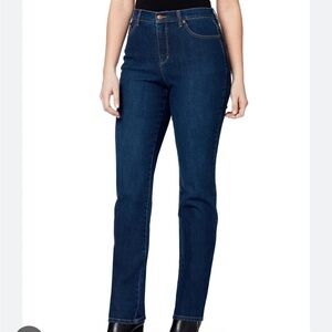 Gloria Vanderbilt Women's Dark Blue High Rise Jeans